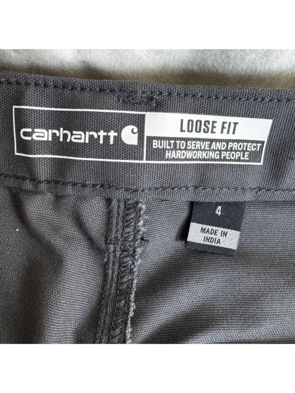 Carhartt Womens Utility Shorts 10" Rugged Flex Loose Fit Durable Workwear Size 4 - Picture 6 of 8